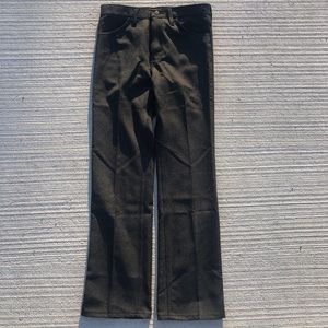 Wrangler Wrancher heather black dress jeans 31x32, fits like a 29x31
